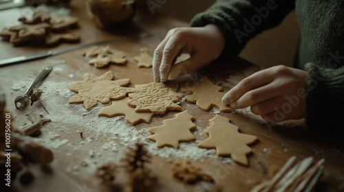 Baking Christmas Cookies