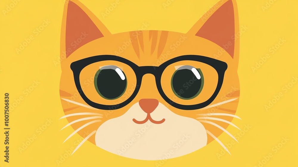 A charming cat avatar, designed to capture the essence of feline personality and cuteness. This illustration features a stylized cat with large, expressive eyes and a playful smile, embodying a sense A charming cat avatar, designed to capture the essence of feline personality and cuteness. This illustration features a stylized cat with large, expressive eyes and a playful smile, embodying a sense