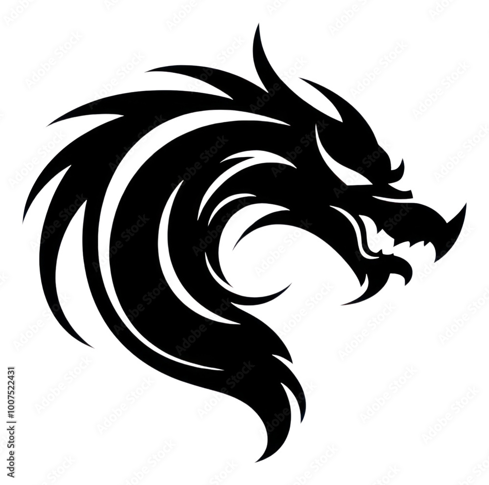 PNG Dragon logo icon black creativity monochrome. PNG Dragon logo icon black creativity monochrome.