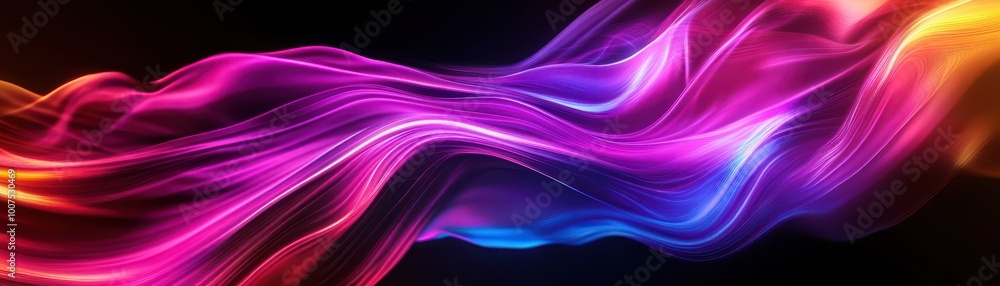 Abstract colorful waves in a gradient blend, perfect for backgrounds or creative design projects. Abstract colorful waves in a gradient blend, perfect for backgrounds or creative design projects.