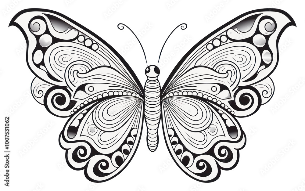 PNG Butterfly sketch doodle pattern. PNG Butterfly sketch doodle pattern.