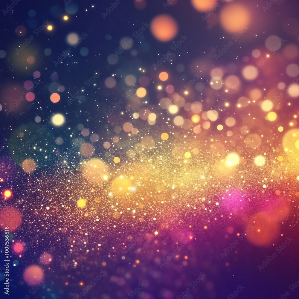 Abstract Festive Background with Warm and Sparkly Lights. Abstract Festive Background with Warm and Sparkly Lights.