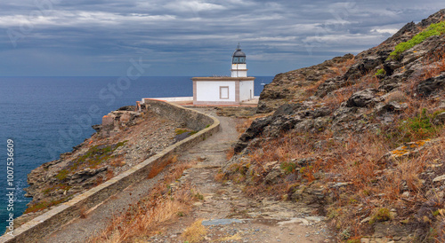 Cala Nans Lighthouse, Cadaques, Spain photo