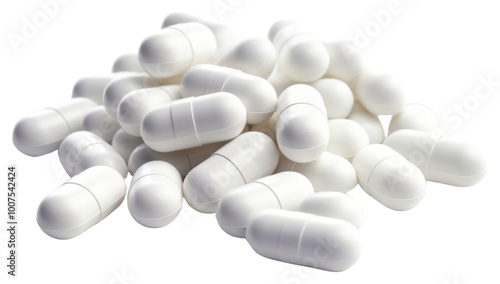 PNG Capsules pill vitamin white.