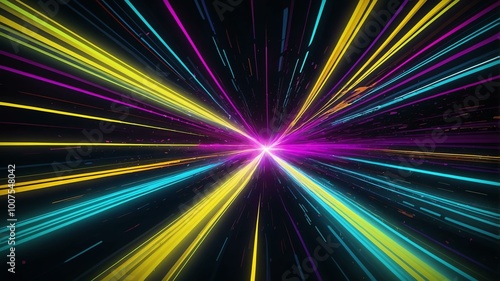 neon yellow abstract speed ray background, aesthetic finish
