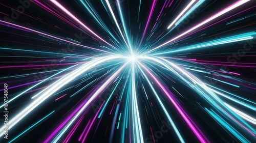 neon white abstract speed ray background, aesthetic finish