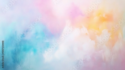 Soft Pastel Abstract Cloud Background