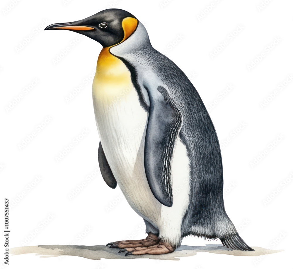 Fototapeta premium PNG Penguin animal bird wildlife.