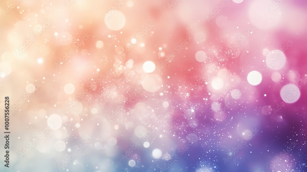 Abstract Colorful Background with Bokeh Effect Abstract Colorful Background with Bokeh Effect