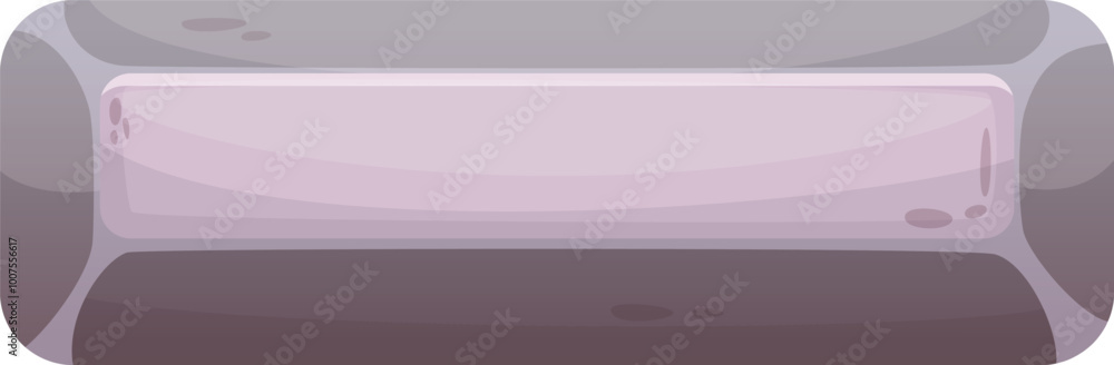 Cartoon stone ui element. Mobile game button Cartoon stone ui element. Mobile game button