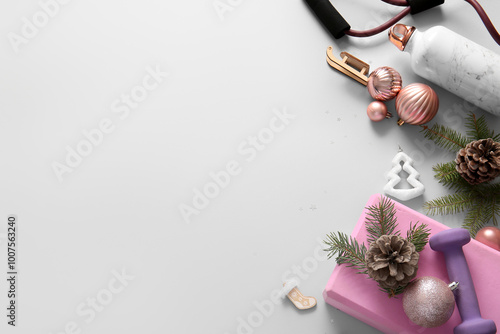 Composition with sports equ...
