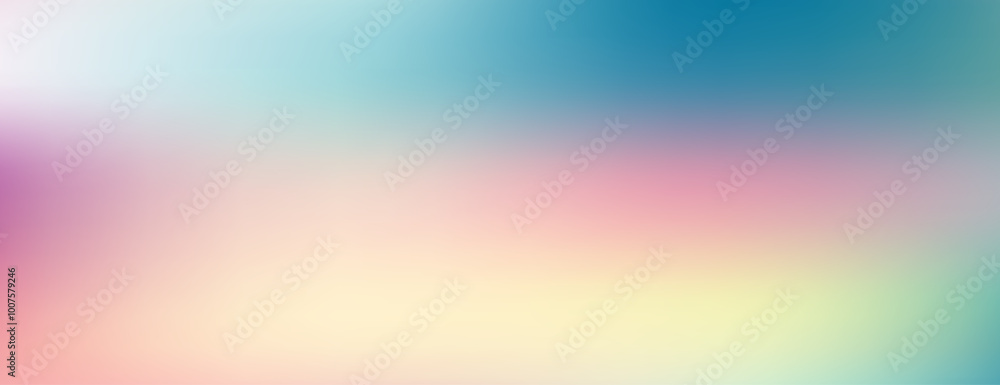 Obraz premium Pastel Dream Abstract Banner