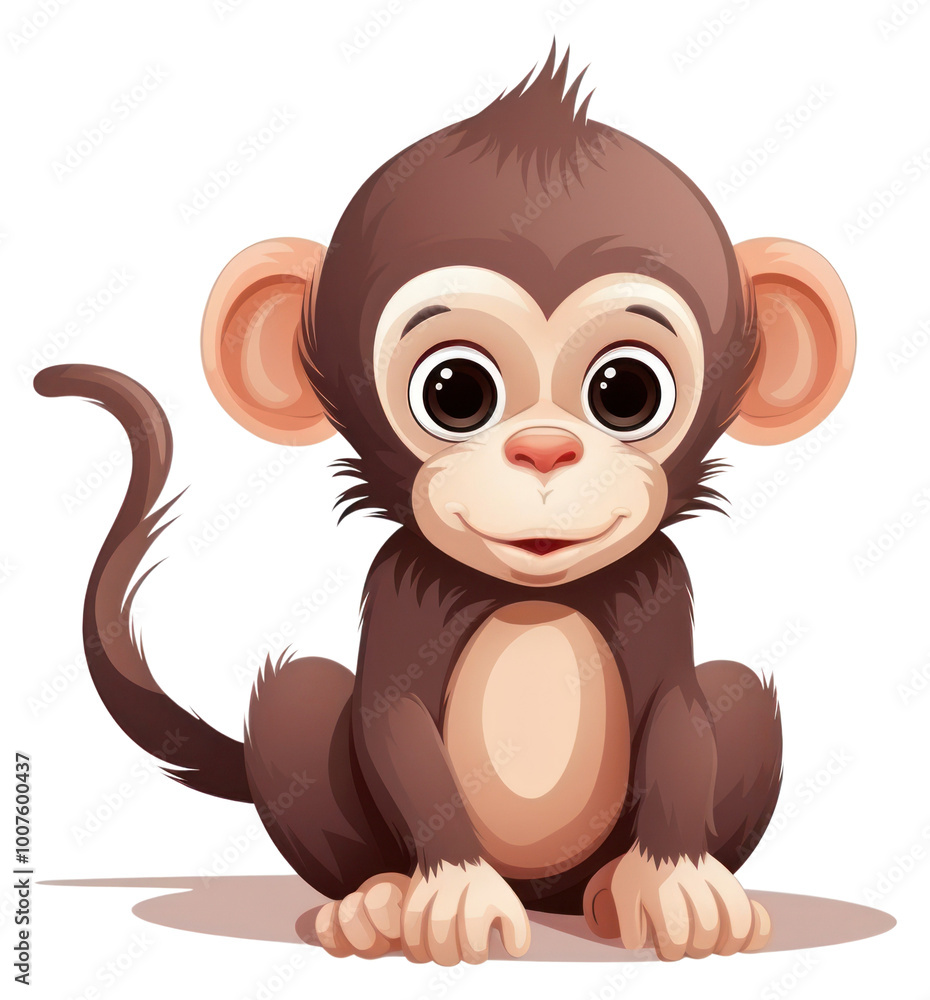 Fototapeta premium PNG Monkeyish animal chimpanzee wildlife.