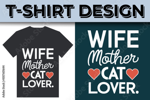 cat lover best quotes typography  illustration t-shirt design