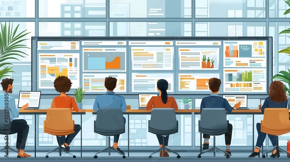 Team Collaboration in Modern Office Environment Team Collaboration in Modern Office Environment