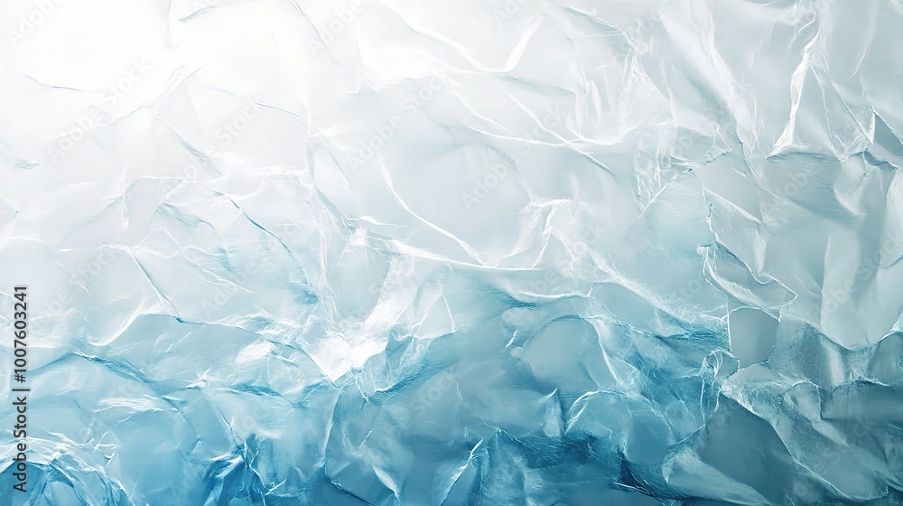 Obraz premium Abstract Blue Wrinkled Texture Background