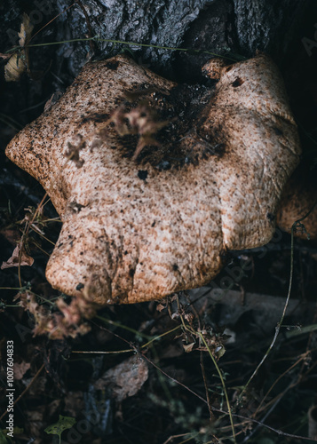 dry leaves