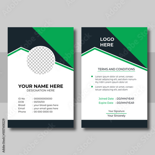  Creative Modern Id Card Template