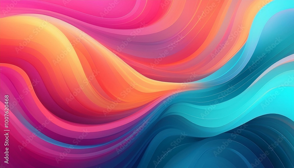 Abstract colorful waves Abstract colorful waves