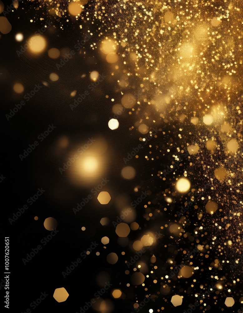 Golden sparkle abstract background Golden sparkle abstract background