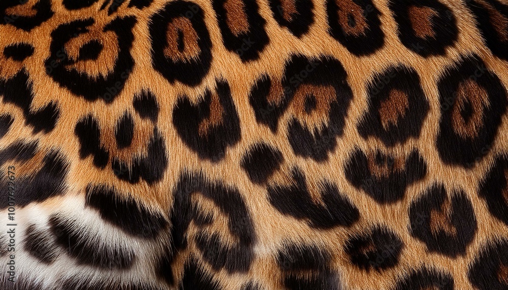 Close-up of a jaguar's fur Close-up of a jaguar's fur