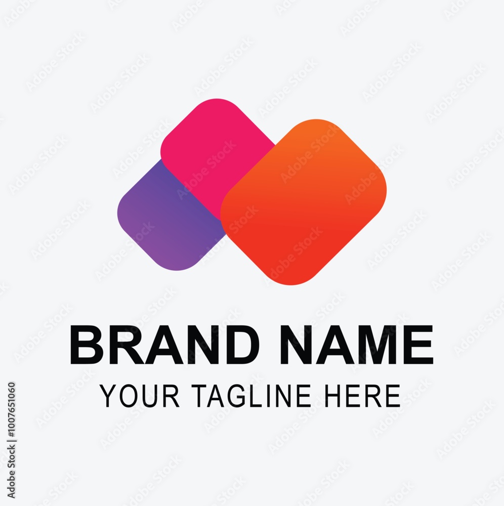 A abstract logo design for a company A abstract logo design for a company