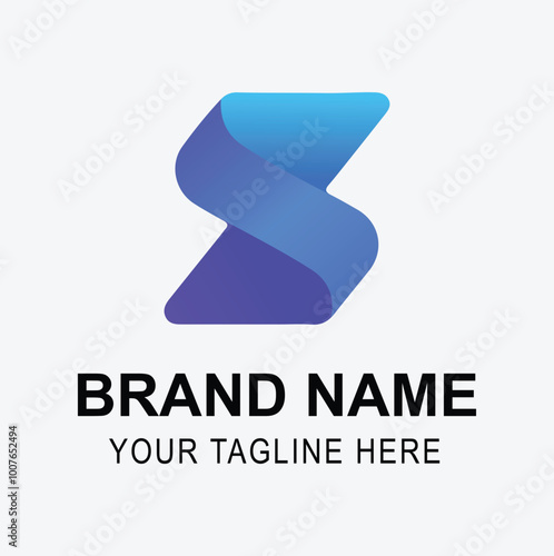A abstract letter S logo design