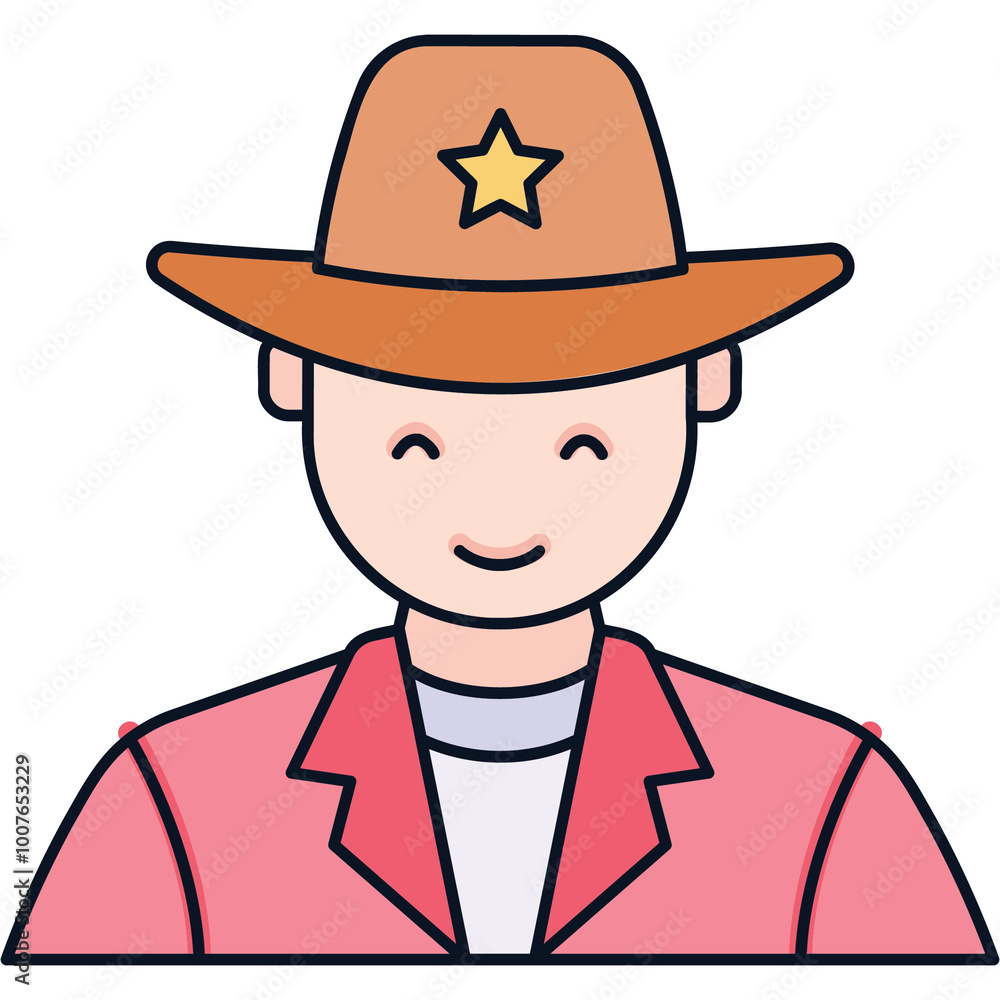 Sheriff Sticker Sheriff Sticker