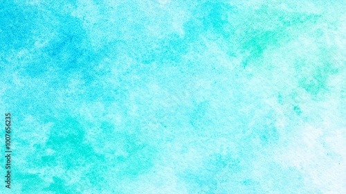 A vibrant abstract canvas featuring flowing blue and green watercolor textures, evoking a sense of calm and creativity through its fluid design and harmonious colors.