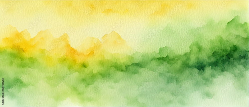 Fototapeta premium Abstract Watercolor Landscape