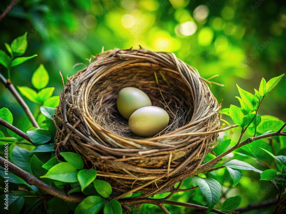 Logo Design Featuring a Stylized Bird's Nest for Nature, Wildlife, and Eco-Friendly Themes Logo Design Featuring a Stylized Bird's Nest for Nature, Wildlife, and Eco-Friendly Themes