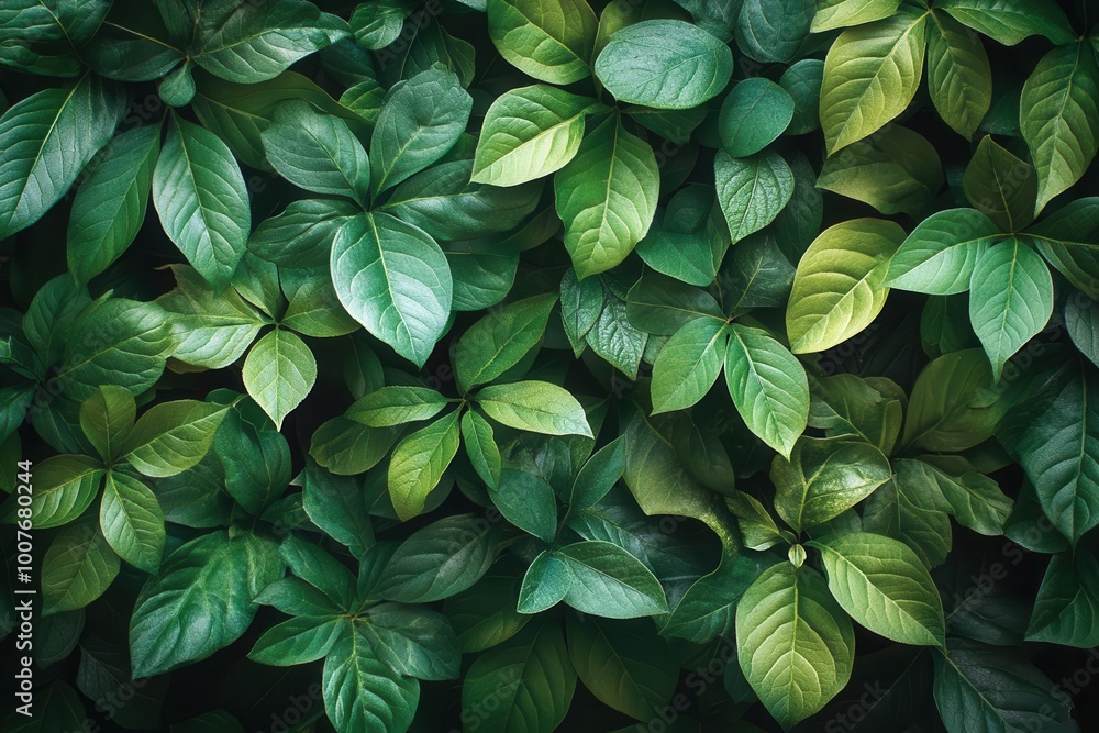 lush green foliage fills the frame showcasing intricate leaf patterns and textures in varying shades of emerald and lime embodying natures vitality and the essence of ecofriendliness lush green foliage fills the frame showcasing intricate leaf patterns and textures in varying shades of emerald and lime embodying natures vitality and the essence of ecofriendliness