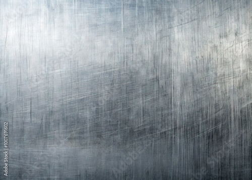 Scratched Grey Metal Texture Background for Industrial Design, Abstract Art, and Graphic Projects