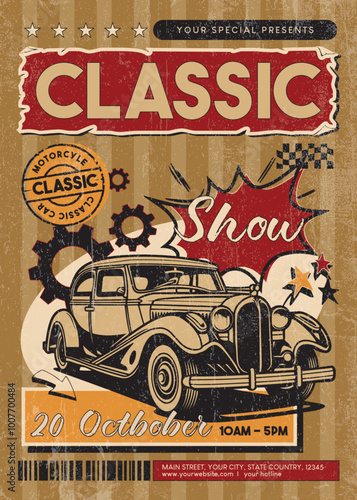 Classic Car Show Flyer