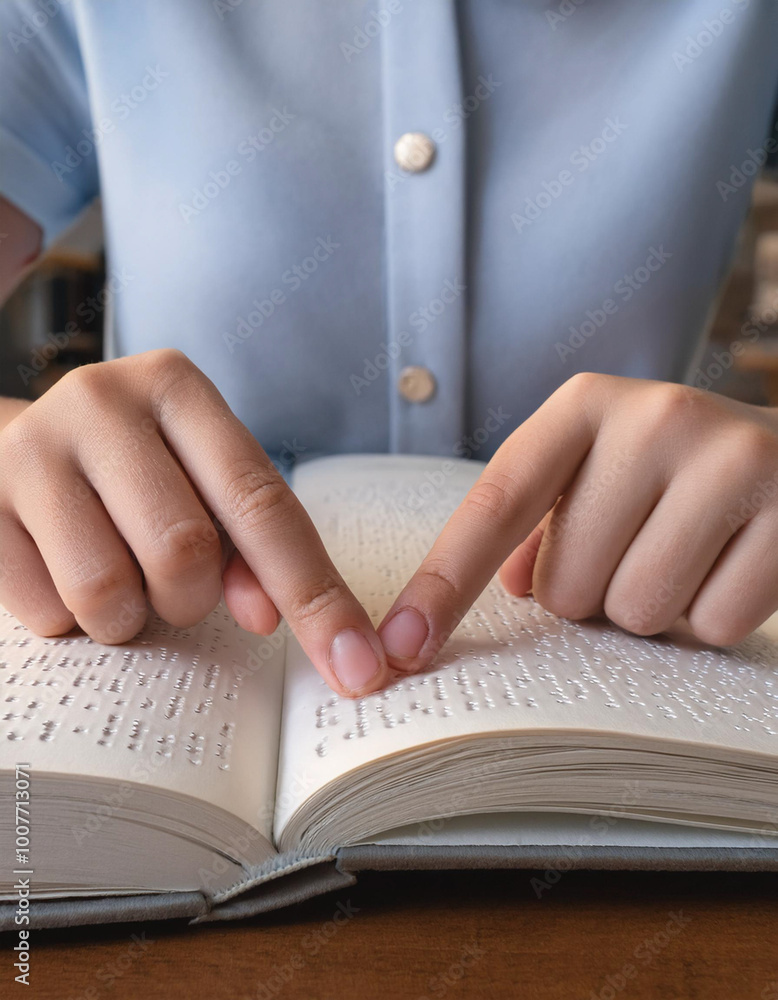 braille reading
braille reading