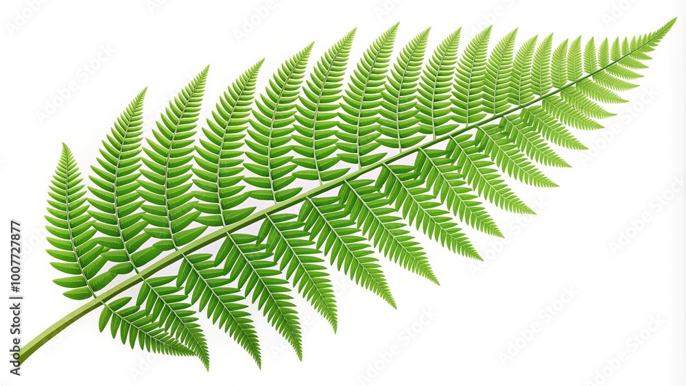 A stylized, modern flat icon featuring a delicate, green fern frond with intricate details, set against a clean, white background, perfect for nature-themed designs. A stylized, modern flat icon featuring a delicate, green fern frond with intricate details, set against a clean, white background, perfect for nature-themed designs.