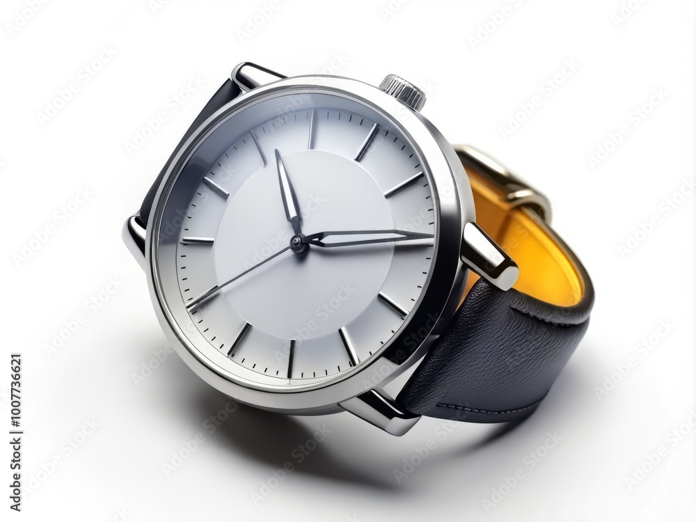30, with sleek silver hands and bold black numerals on a clean white background, evoking punctuality and precision. 30, with sleek silver hands and bold black numerals on a clean white background, evoking punctuality and precision.