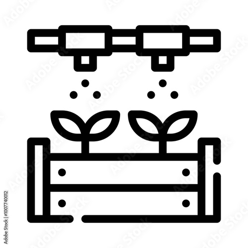Irrigation System line icon