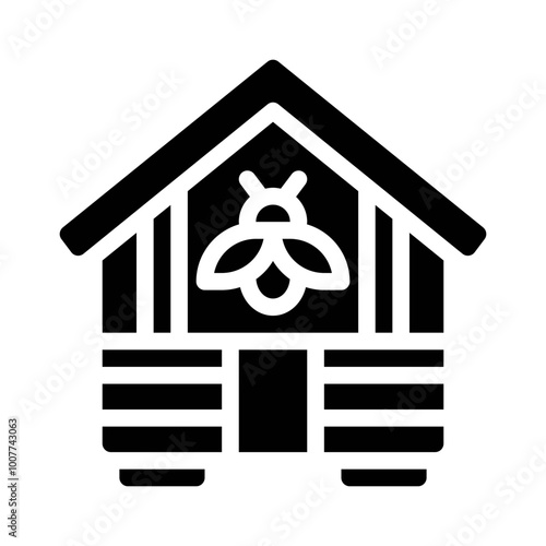 Beehive glyph icon