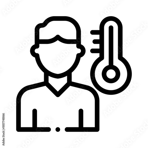 Seasonal Allergy line icon