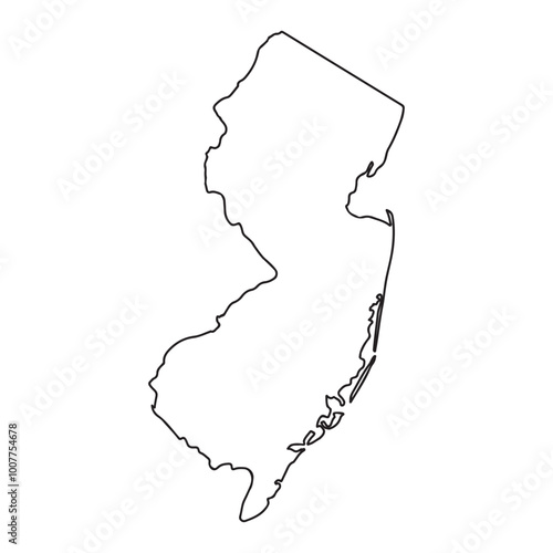 New Jersey county map