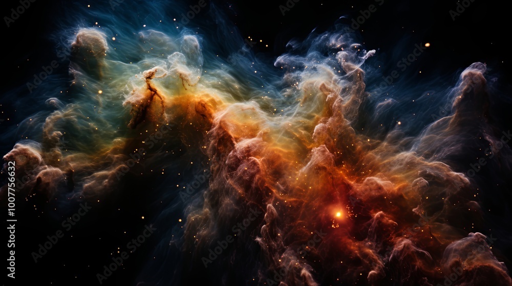 Celestial Tapestry A Symphony of Cosmic Clouds, Shimmering Stardust, and Ethereal Nebulae Celestial Tapestry A Symphony of Cosmic Clouds, Shimmering Stardust, and Ethereal Nebulae