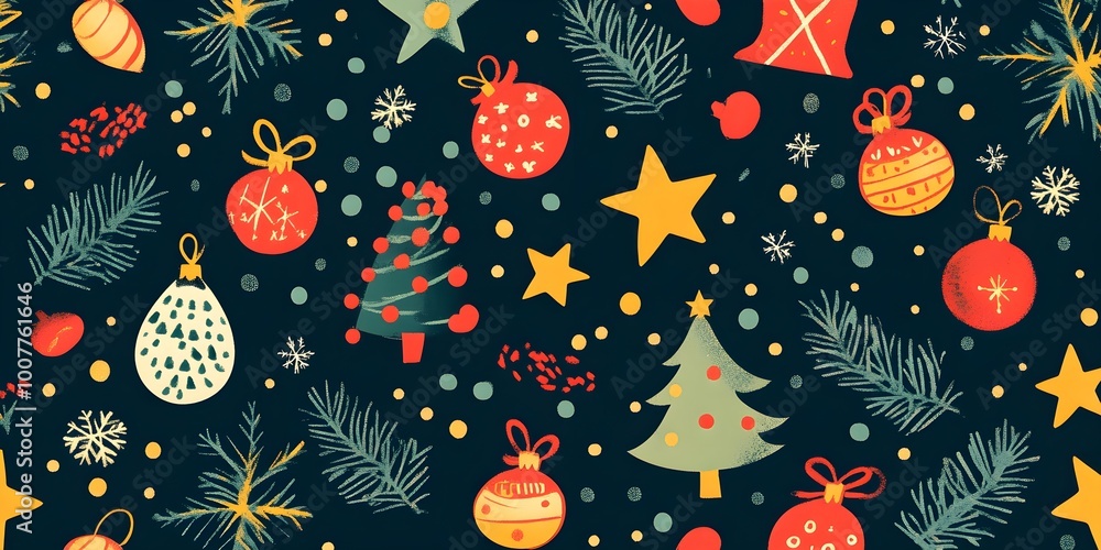 Seamless christmas pattern Seamless christmas pattern