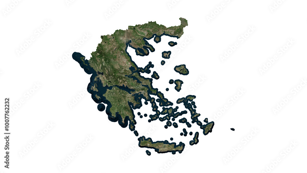 Obraz premium Greece Map