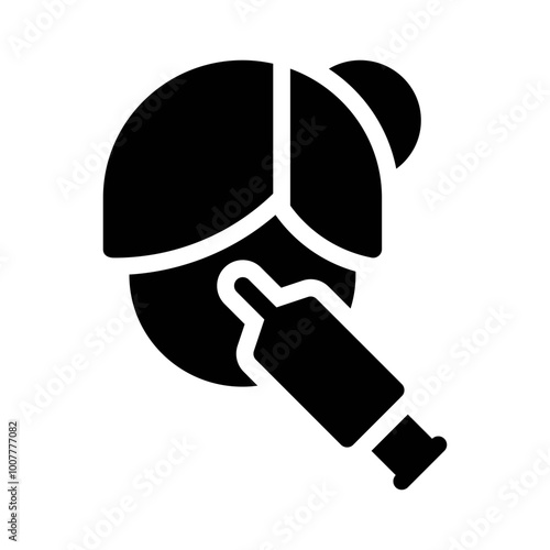 Medication glyph icon