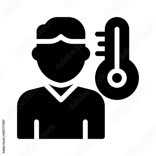 Seasonal Allergy glyph icon