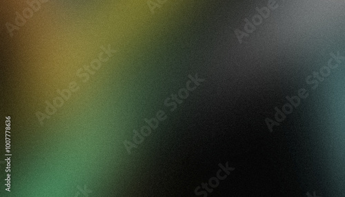 Dark green blue gray color spots grainy backdrop design. Abstract noisy multicolored wave shaped spots gradient texture, grungy, rough, bright, shine banner and poster