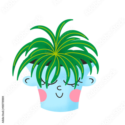 Cute Plant Happy Emotion photo