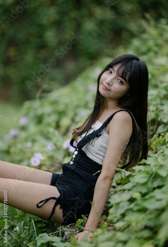 portrait of an asian girl