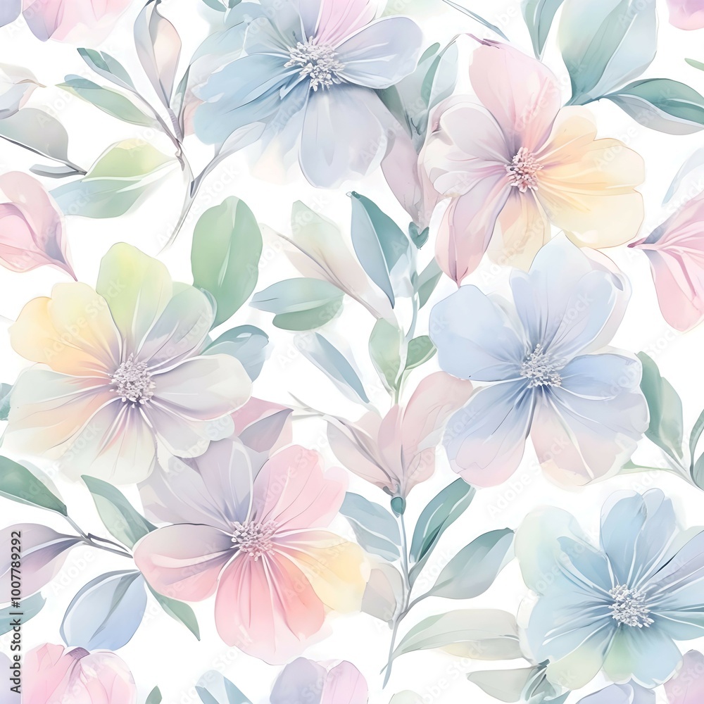 Pretty Floral Pastel Pretty Floral Pastel